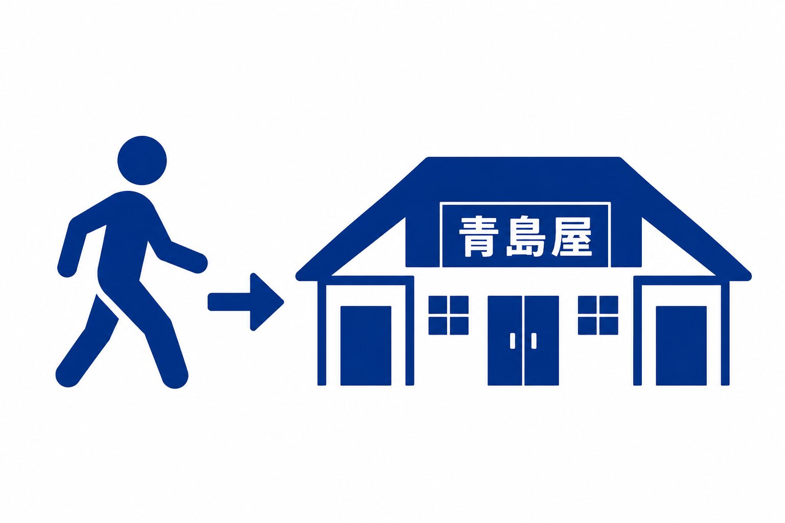 青島屋へ