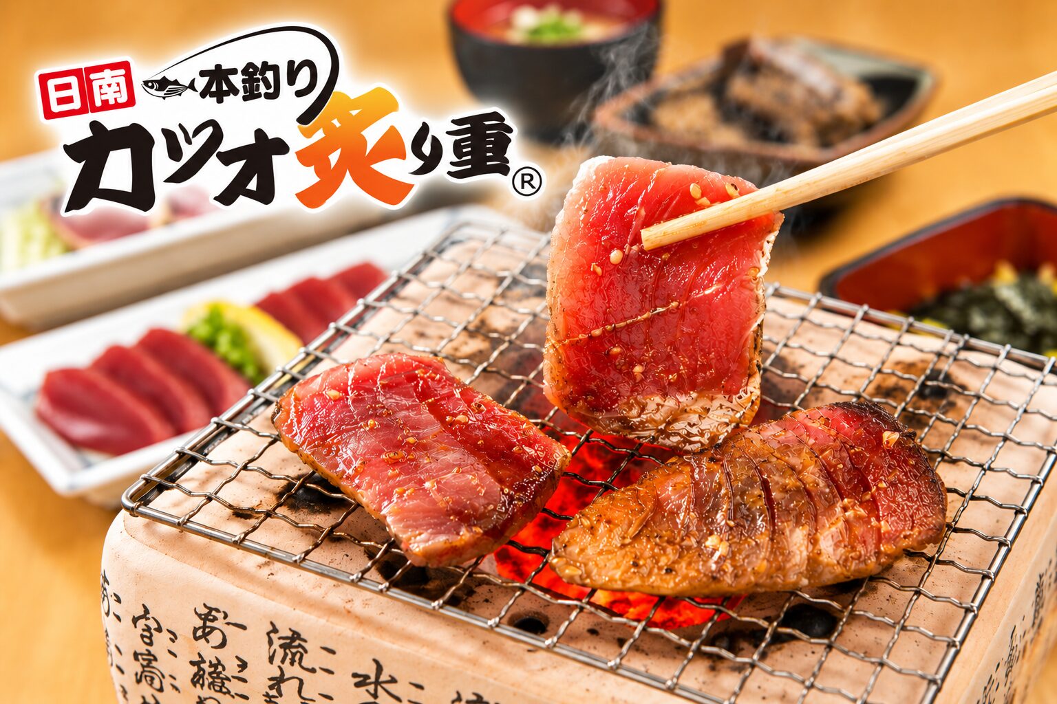 カツオ炙り重